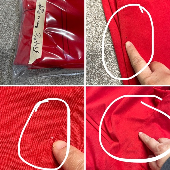 Banana Republic womens sloan chino pants sz 2 mid rise red business casual work - Picture 11 of 12